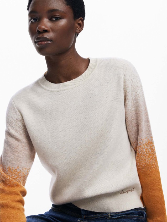 Camisola de Malha com Efeito Degradê