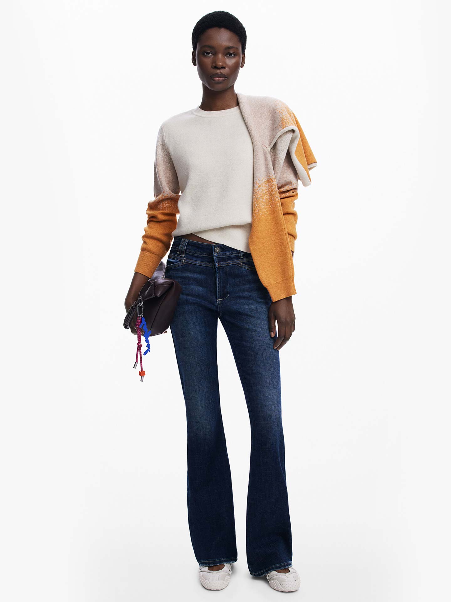 Camisola de Malha com Efeito Degradê