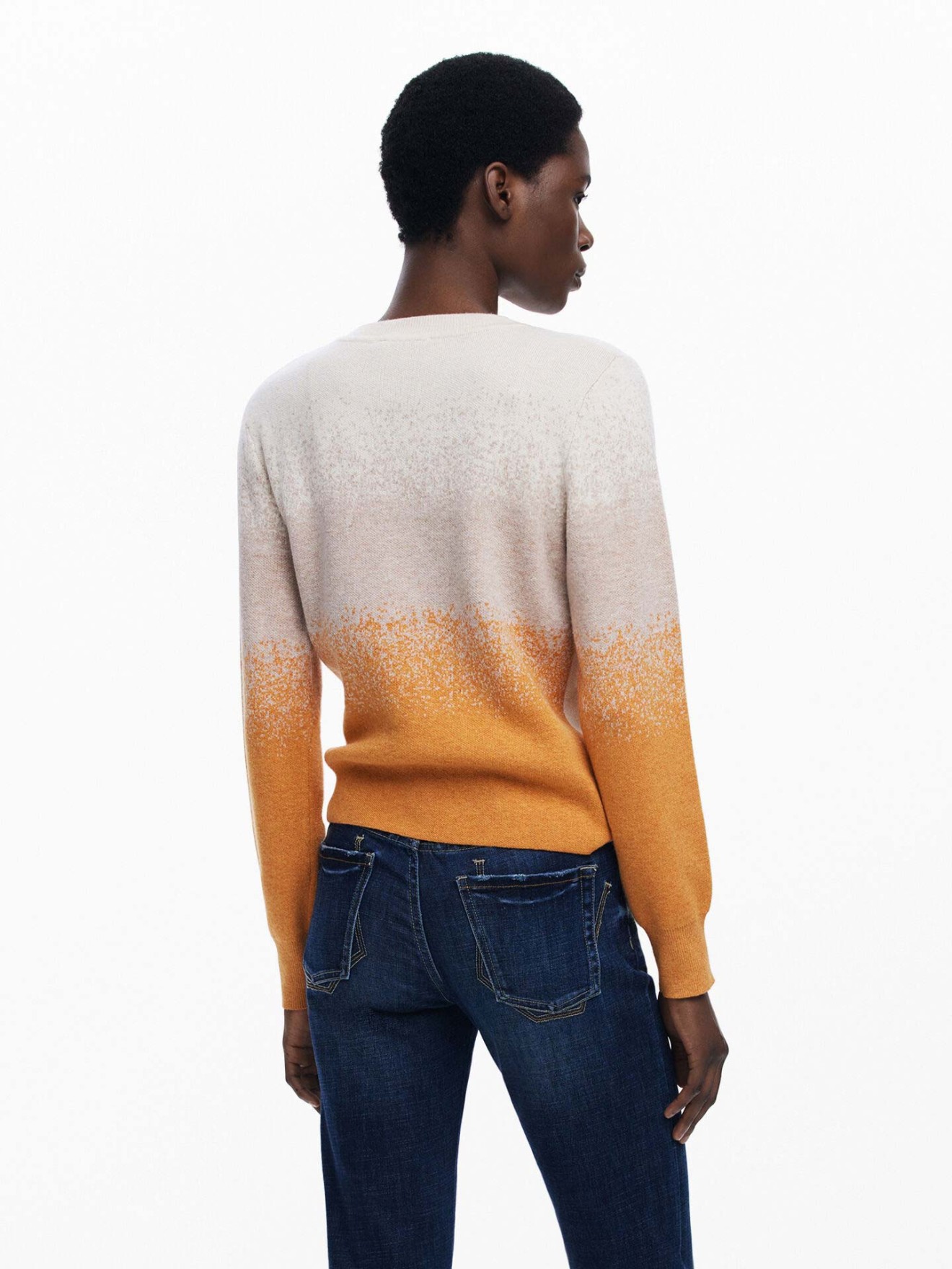 Camisola de Malha com Efeito Degradê