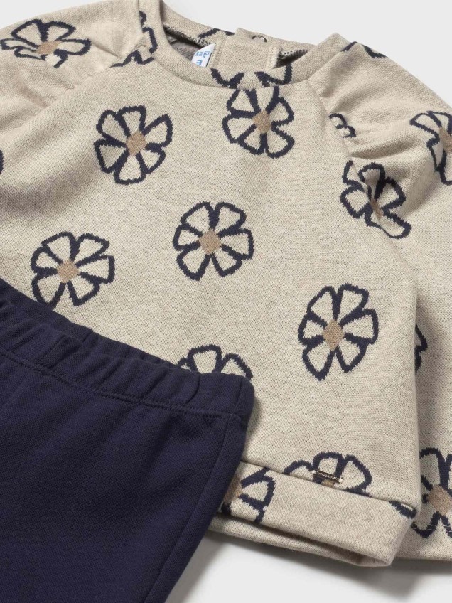 Conjunto Leggings e Sweat Bebé