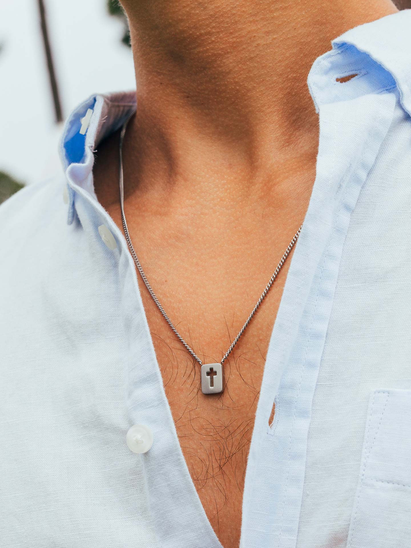 Colar Escapulário One Men Faith