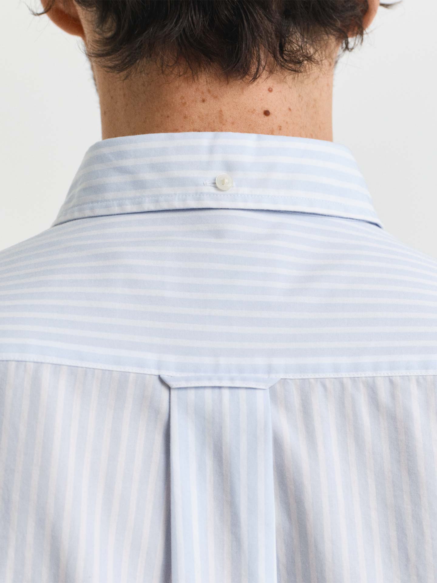 Camisa Regular Fit Striped Poplin