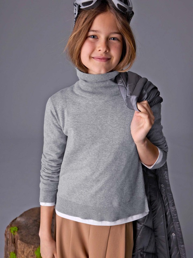 Camisola de Gola Alta