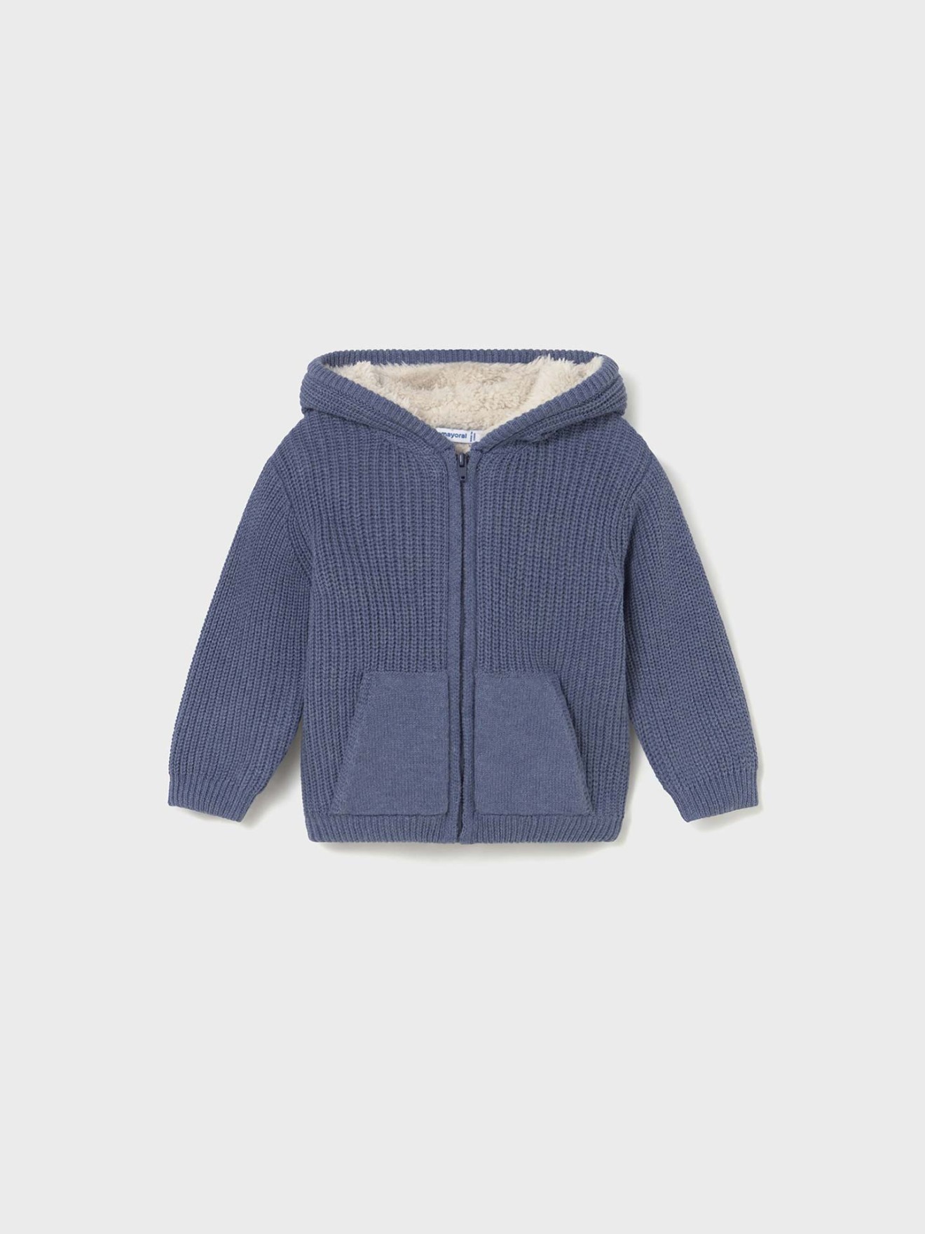 Casaco tricot forrado