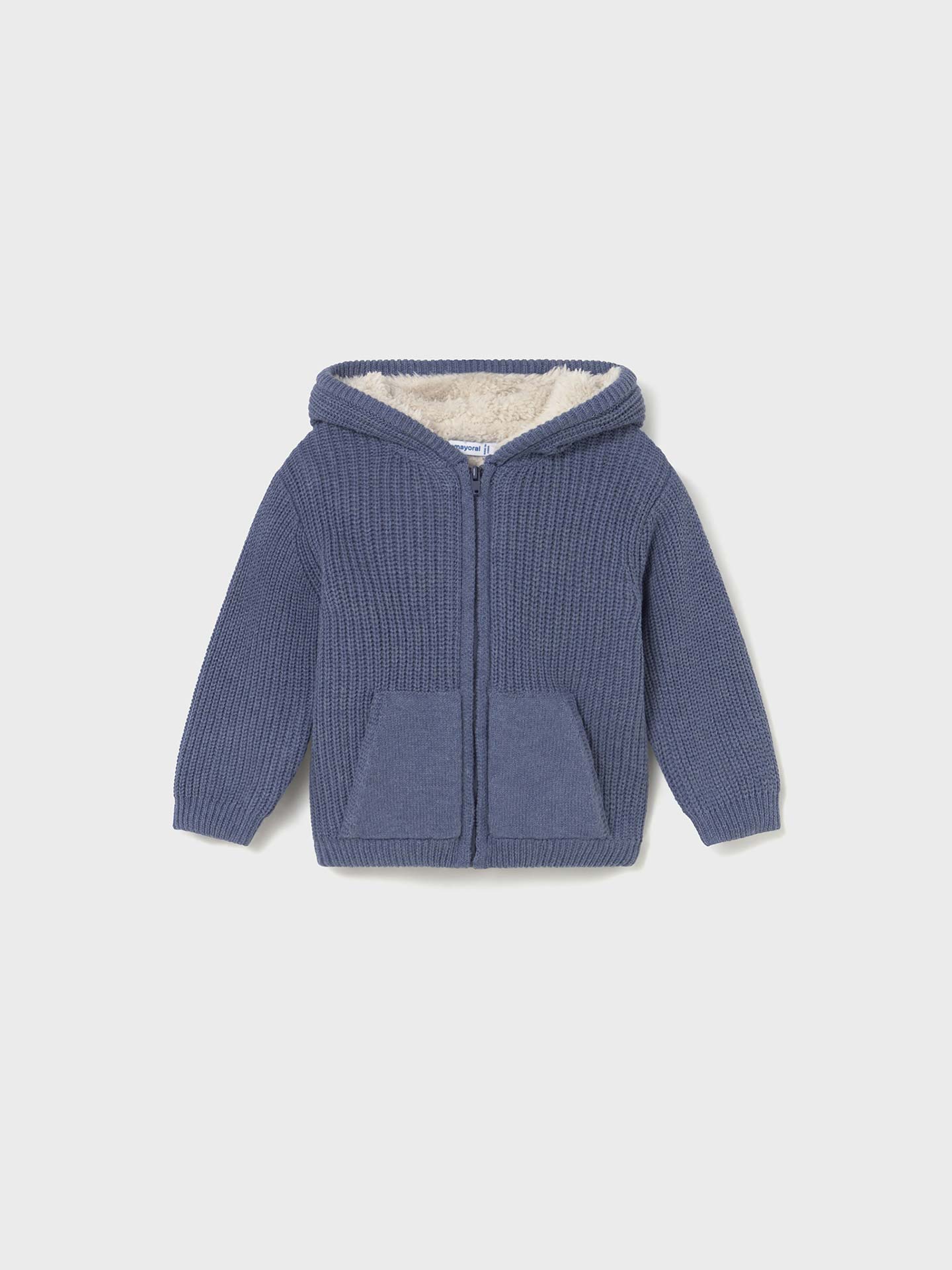 Casaco tricot forrado