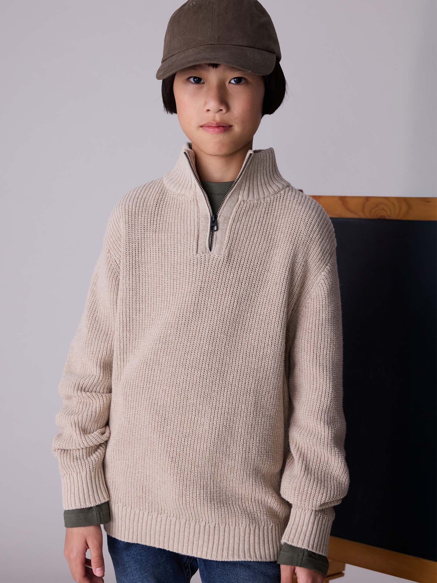 Camisola de Malha Canelada