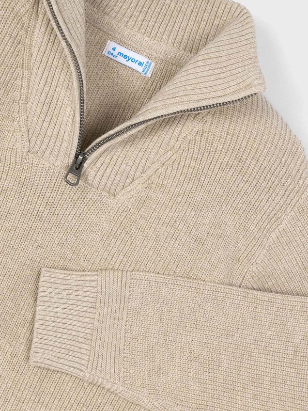 Camisola de Malha Canelada