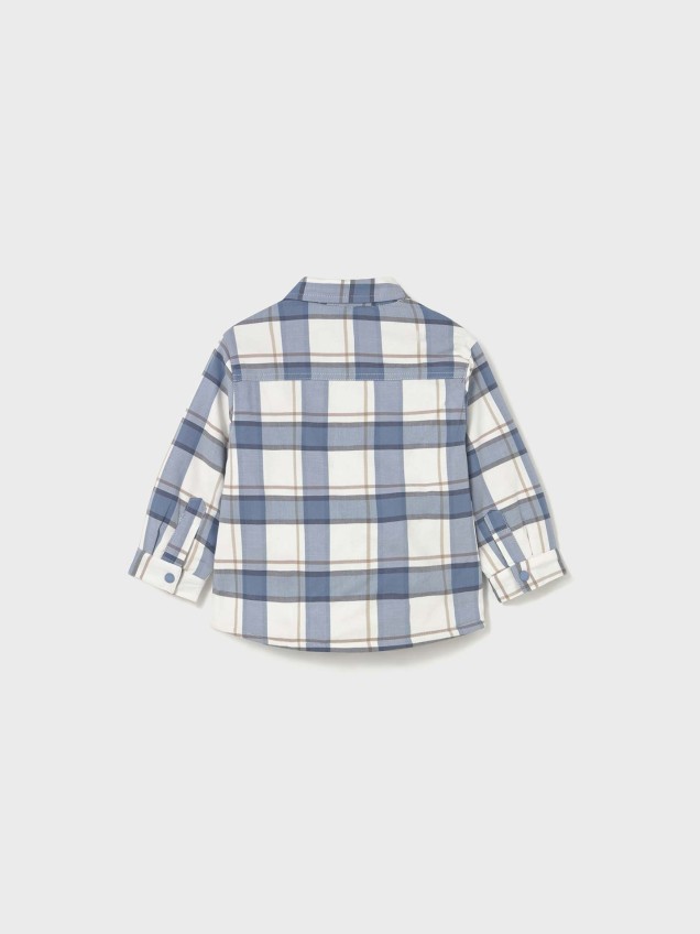 Sobre Camisa com Padrão Xadrez