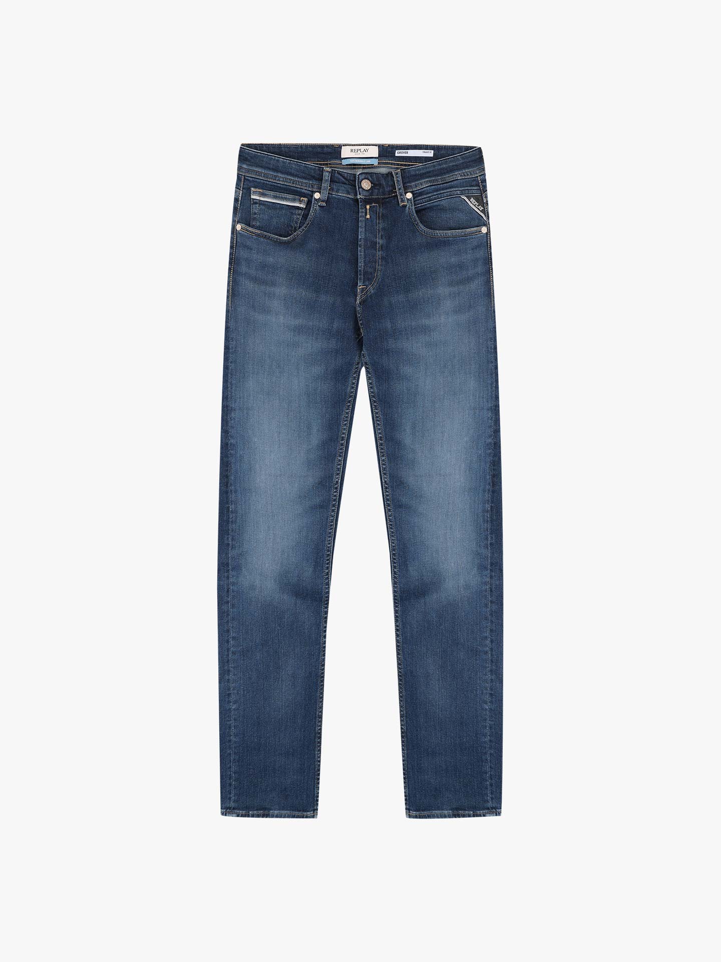 Calças de Ganga Straight Fit