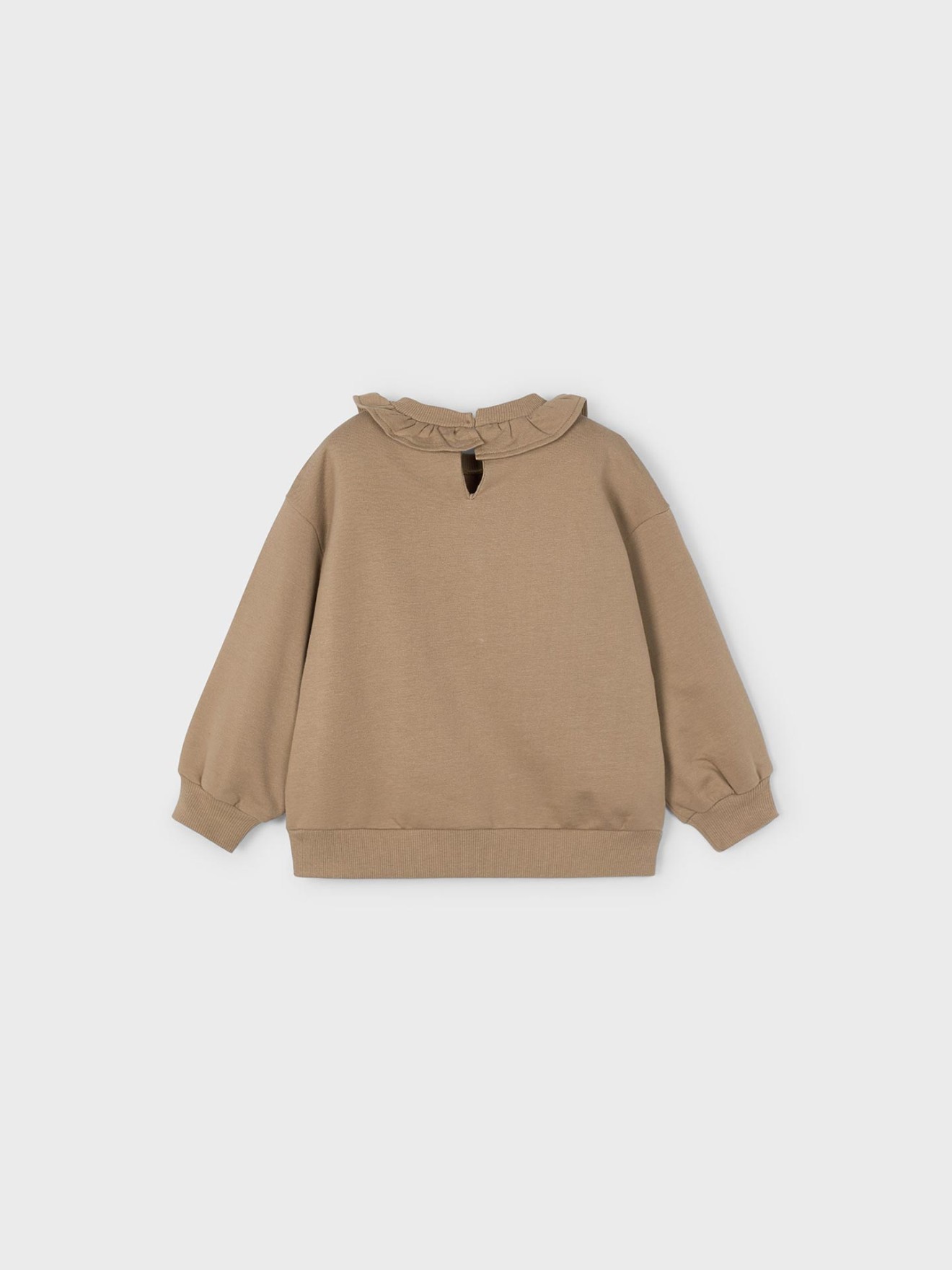 Sweatshirt com Gola Folho