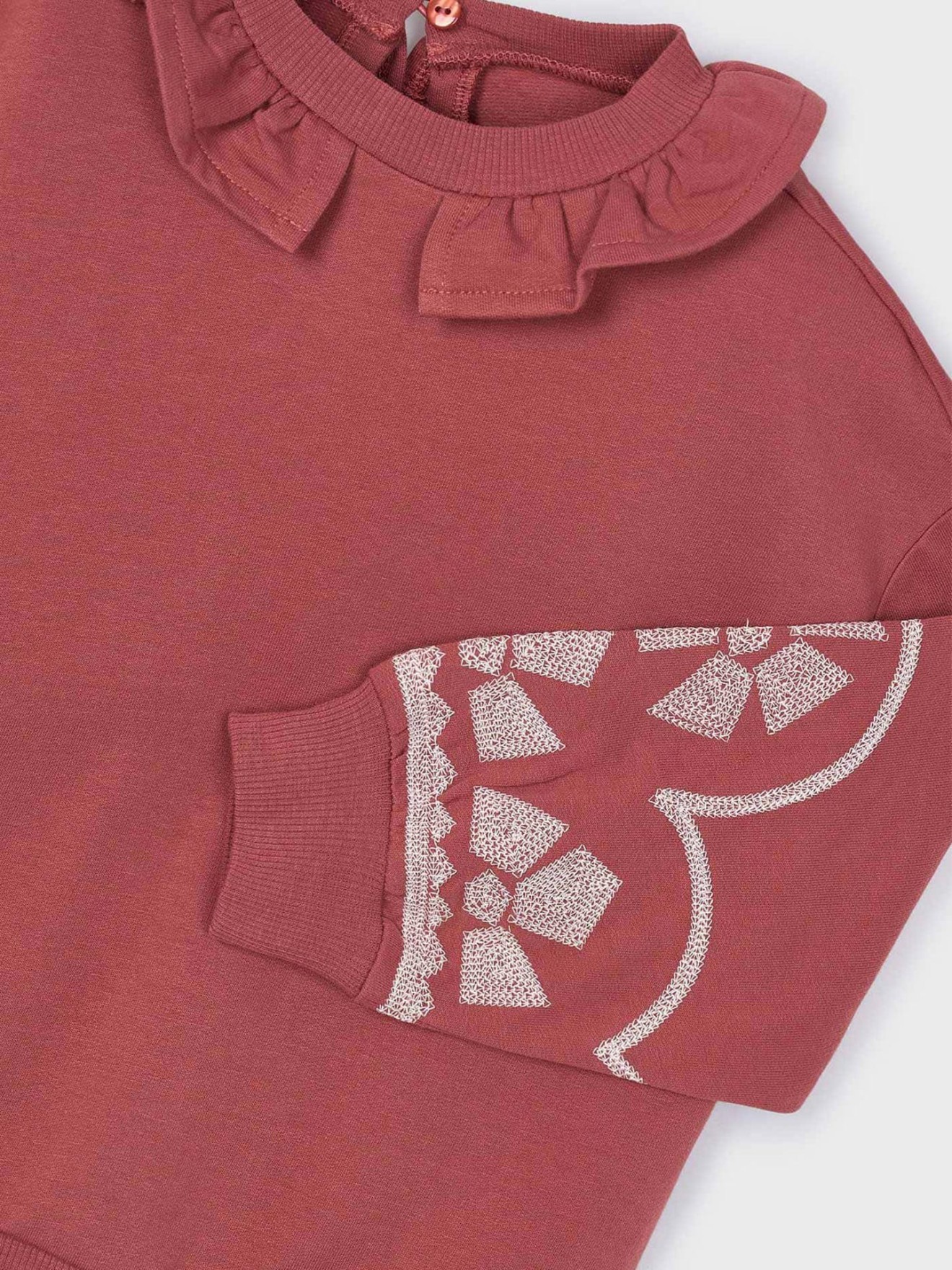 Sweatshirt com Gola Folho