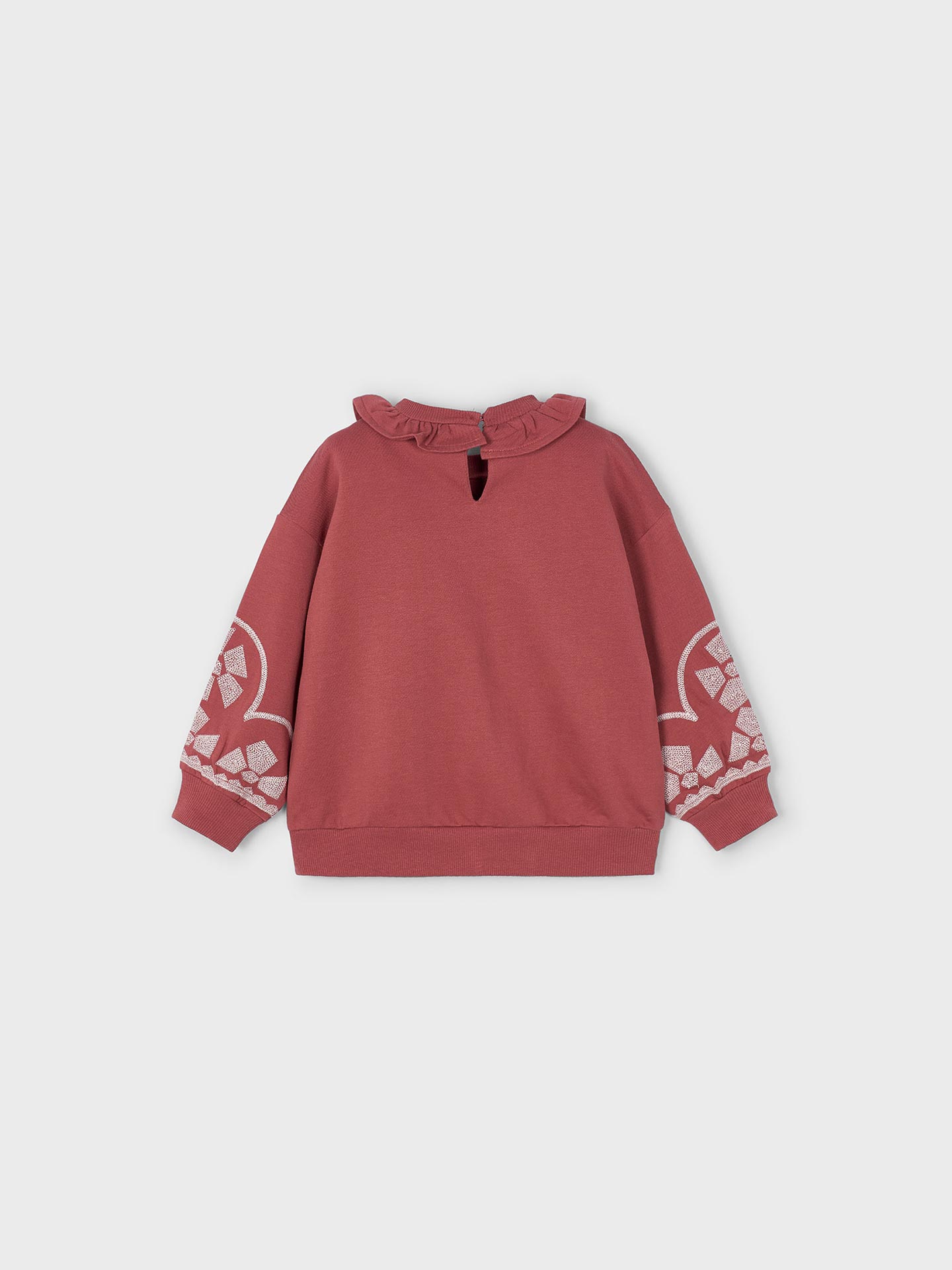 Sweatshirt com Gola Folho