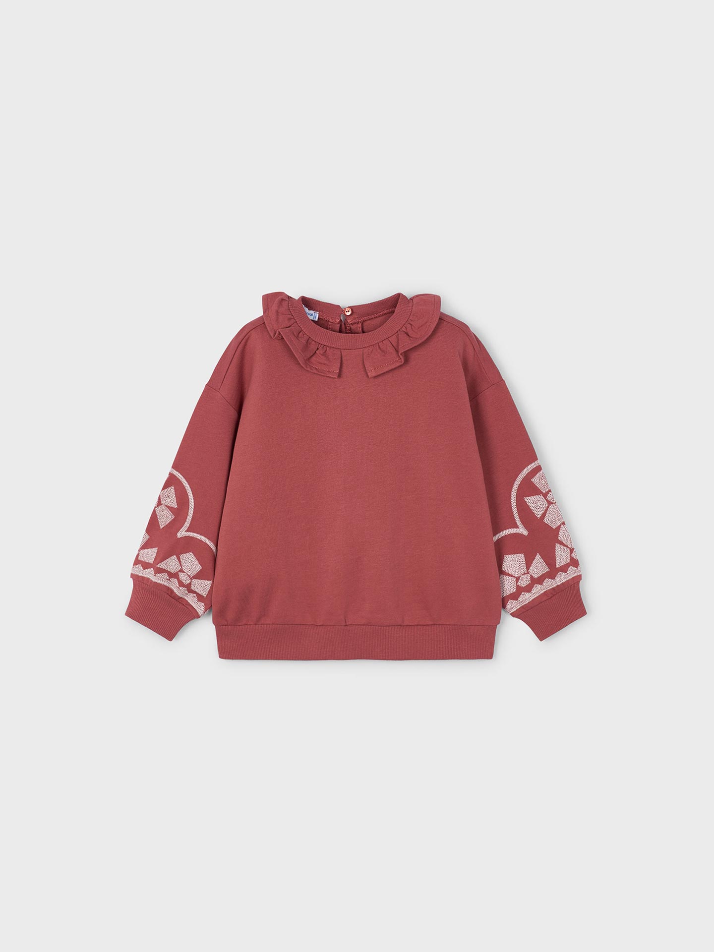 Sweatshirt com Gola Folho