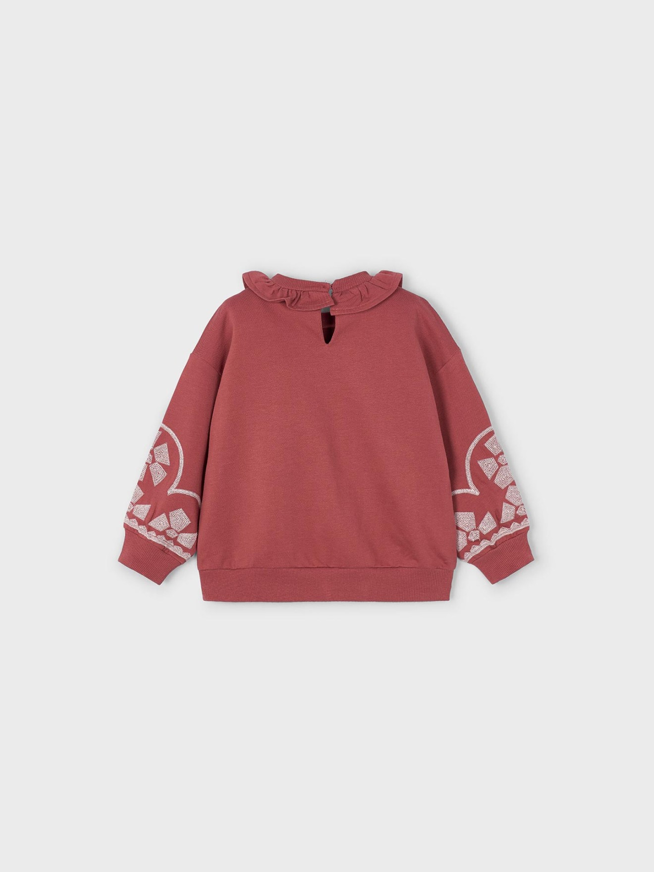 Sweatshirt com Gola Folho