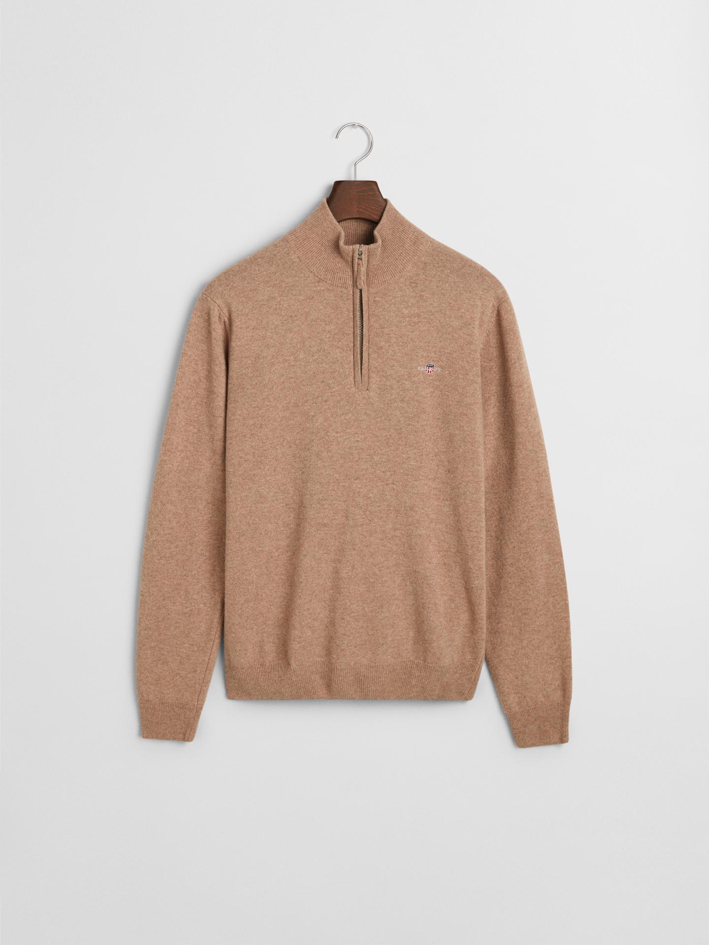 Camisola de Lã com Meio Fecho