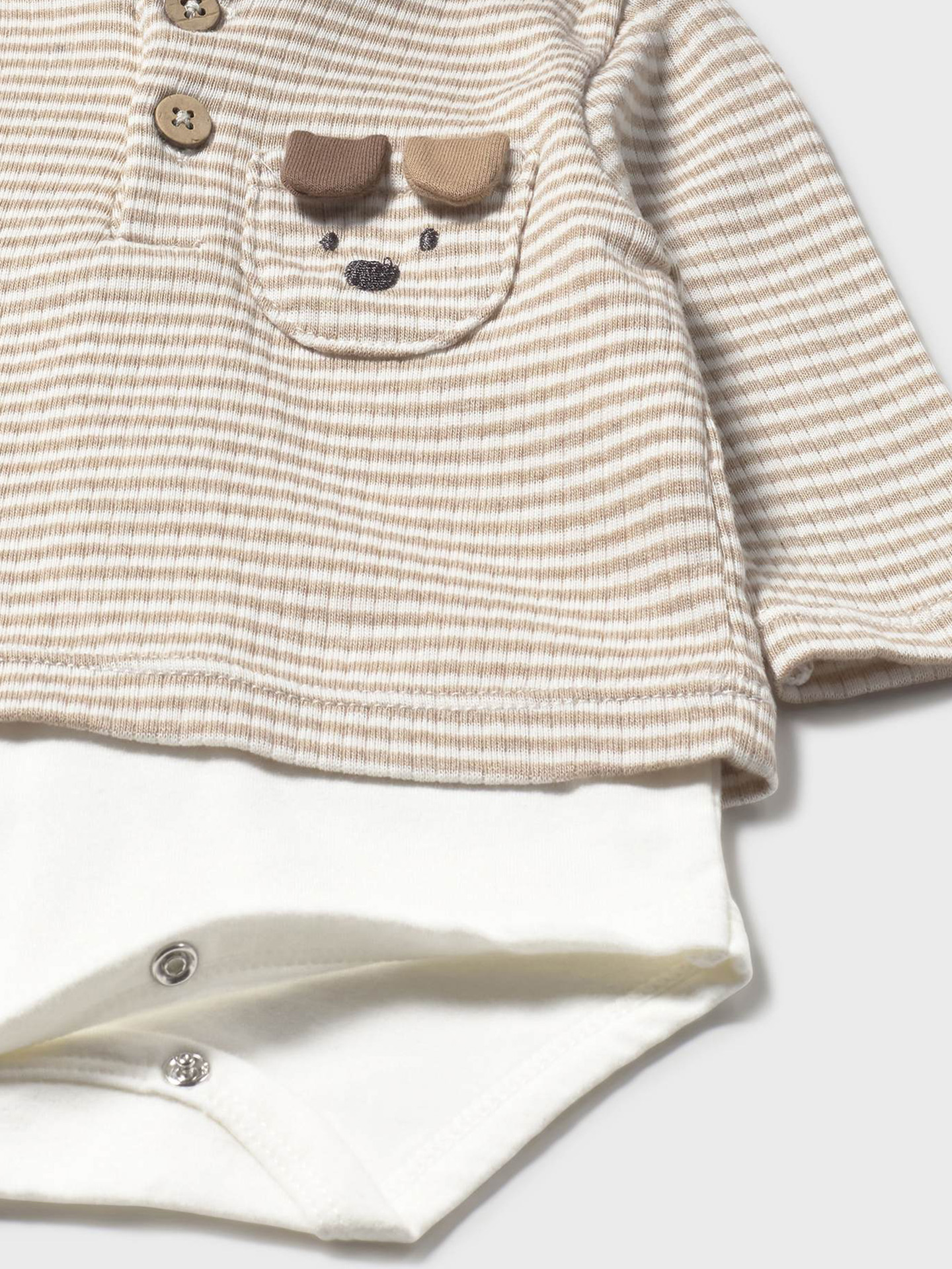 Body com Camisola de Algodão