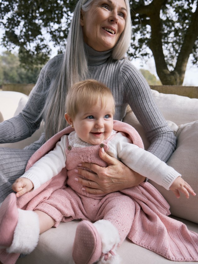 Conjunto de Jardineira em Malha