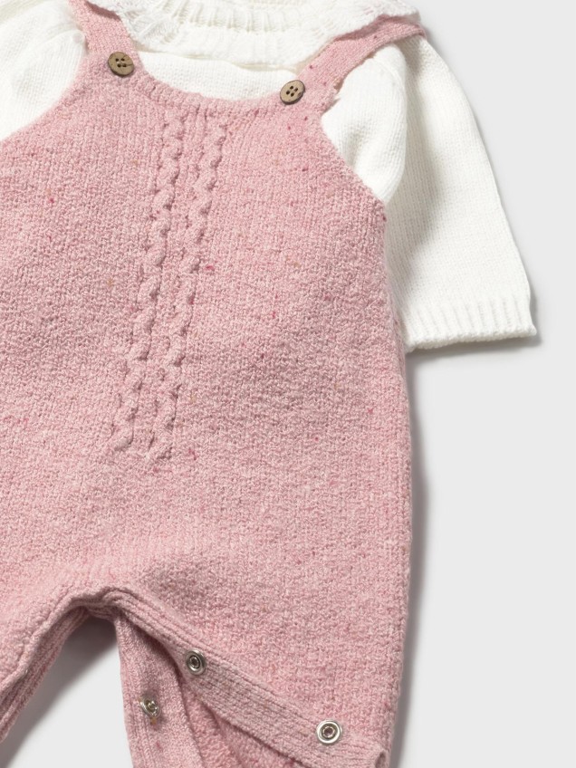 Conjunto de Jardineira em Malha