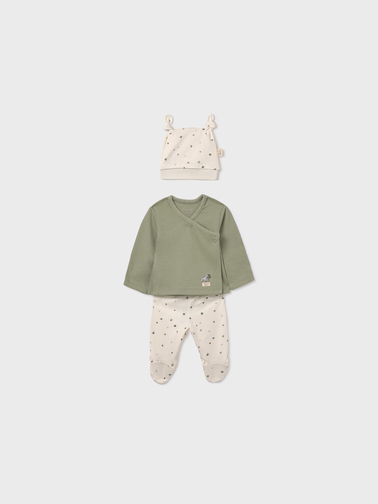 Conjunto de 3 Peas de Algodo