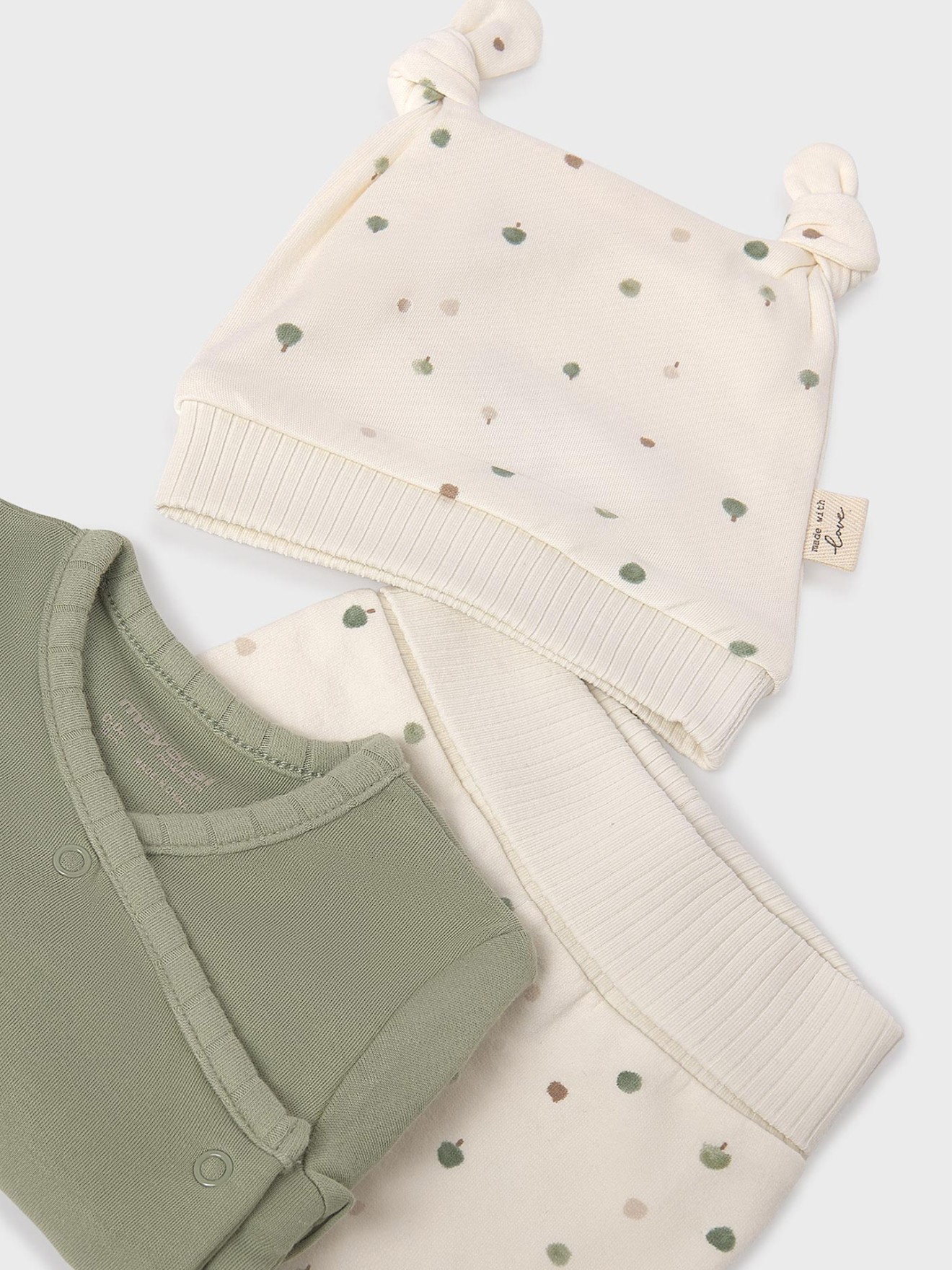 Conjunto de 3 Peas de Algodo