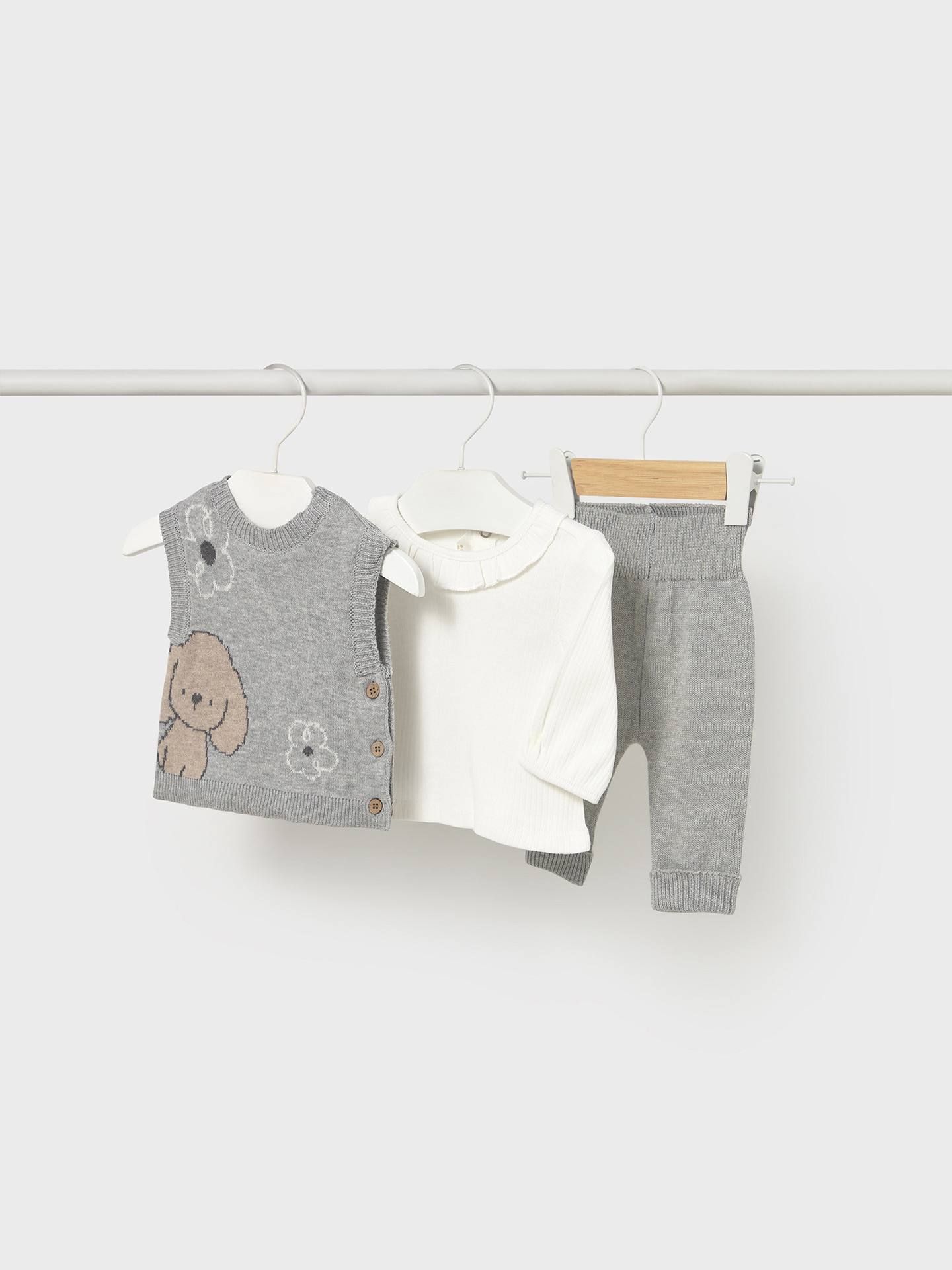 Conjunto de 3 Peças em Algodão