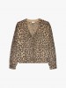 Casaco de Malha Animal Print