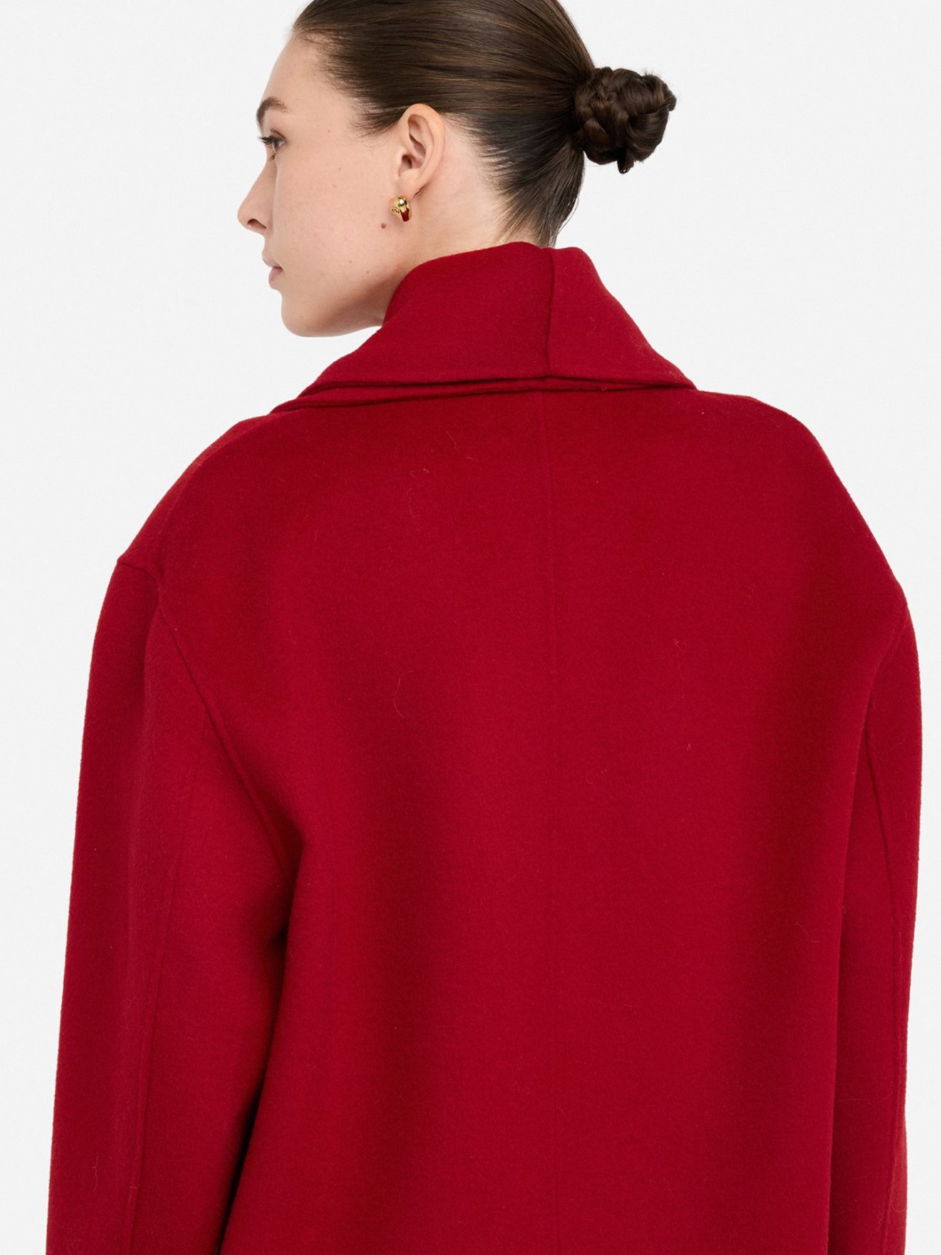 Casaco Comprido com Cachecol