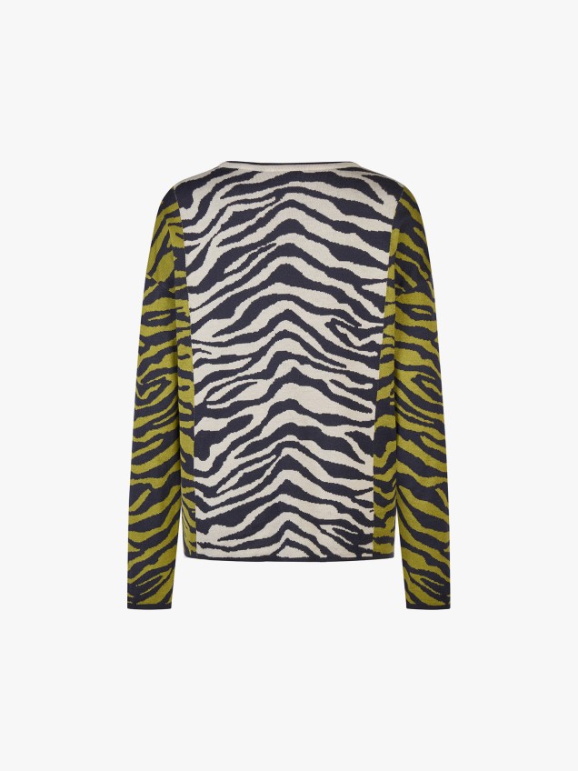 Camisola de Malha Animal Print
