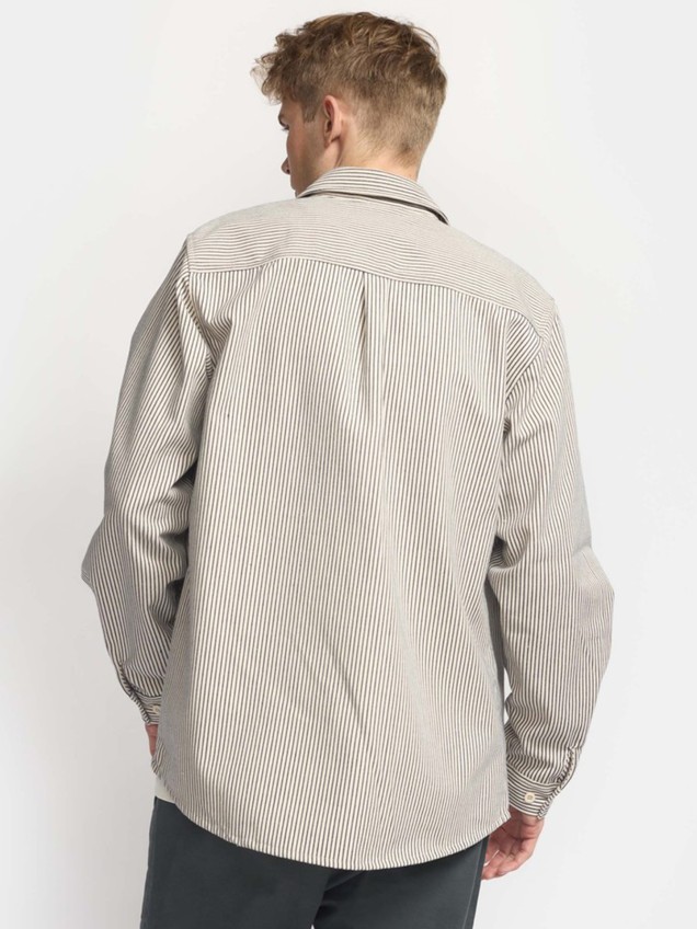 Sobrecamisa às Riscas