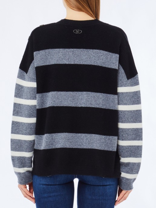 Camisola de Malha com Decote em V