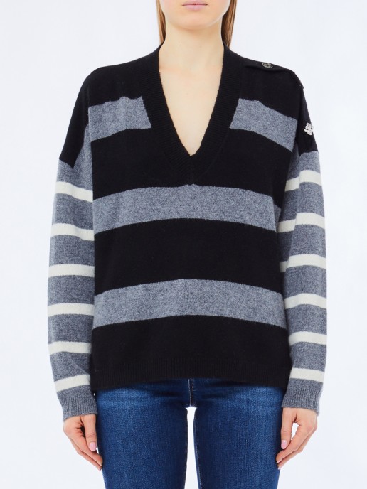 Camisola de Malha com Decote em V