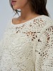 Camisola em Crochet