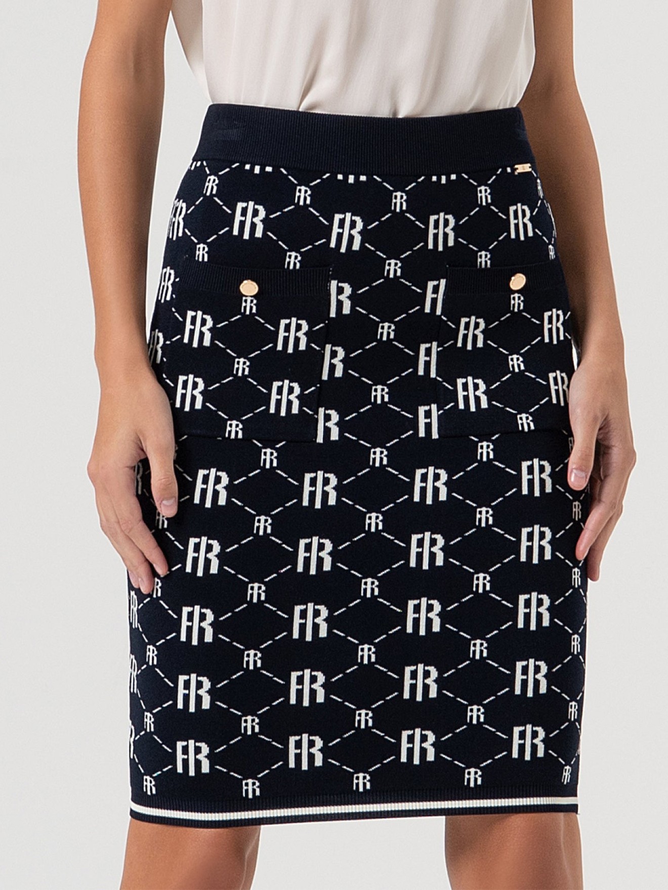 Saia Midi Slim Fit
