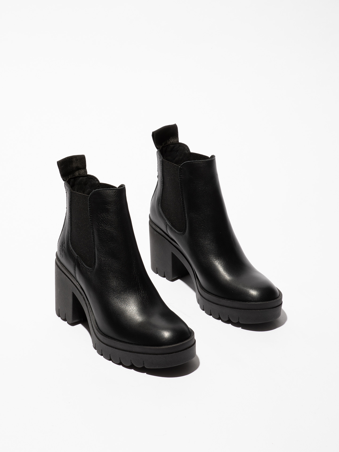 Botas de Couro com Salto