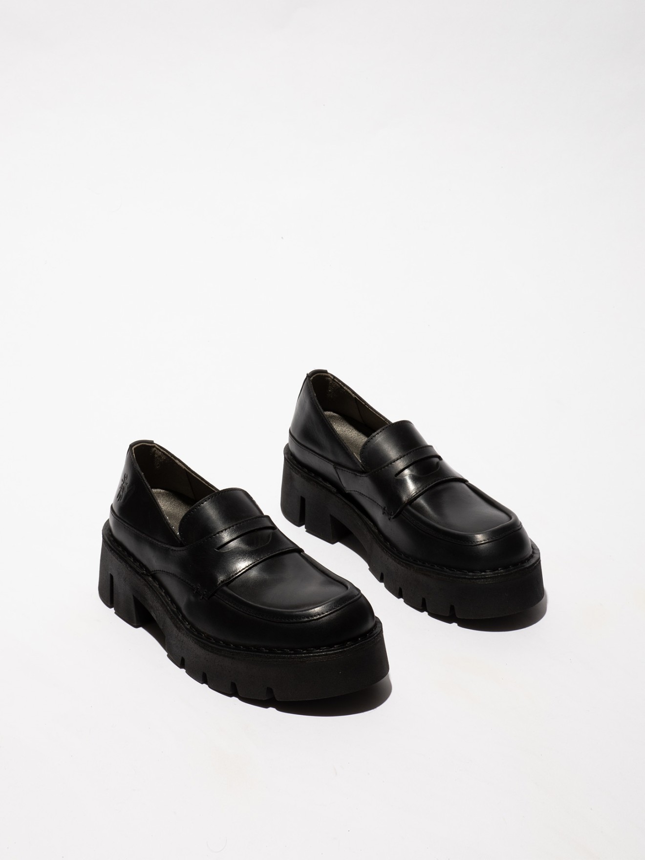 Sapatos Loafer com Plataforma