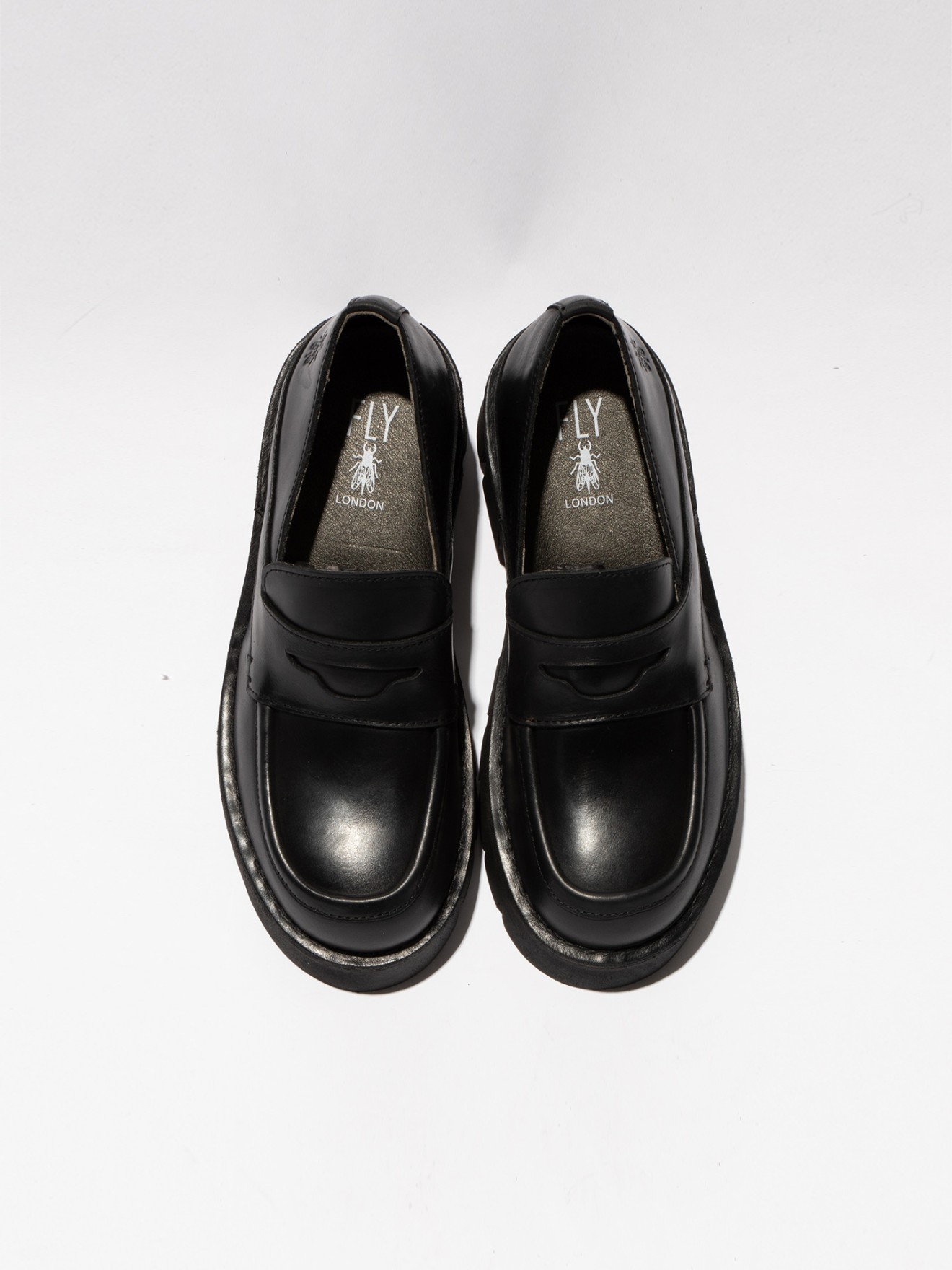 Sapatos Loafer com Plataforma