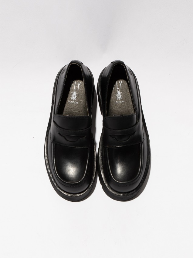 Sapatos Loafer com Plataforma