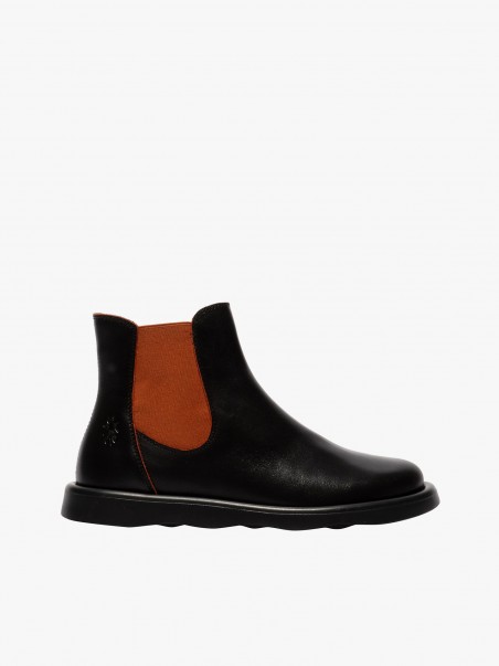 Botas Chelsea em Pele