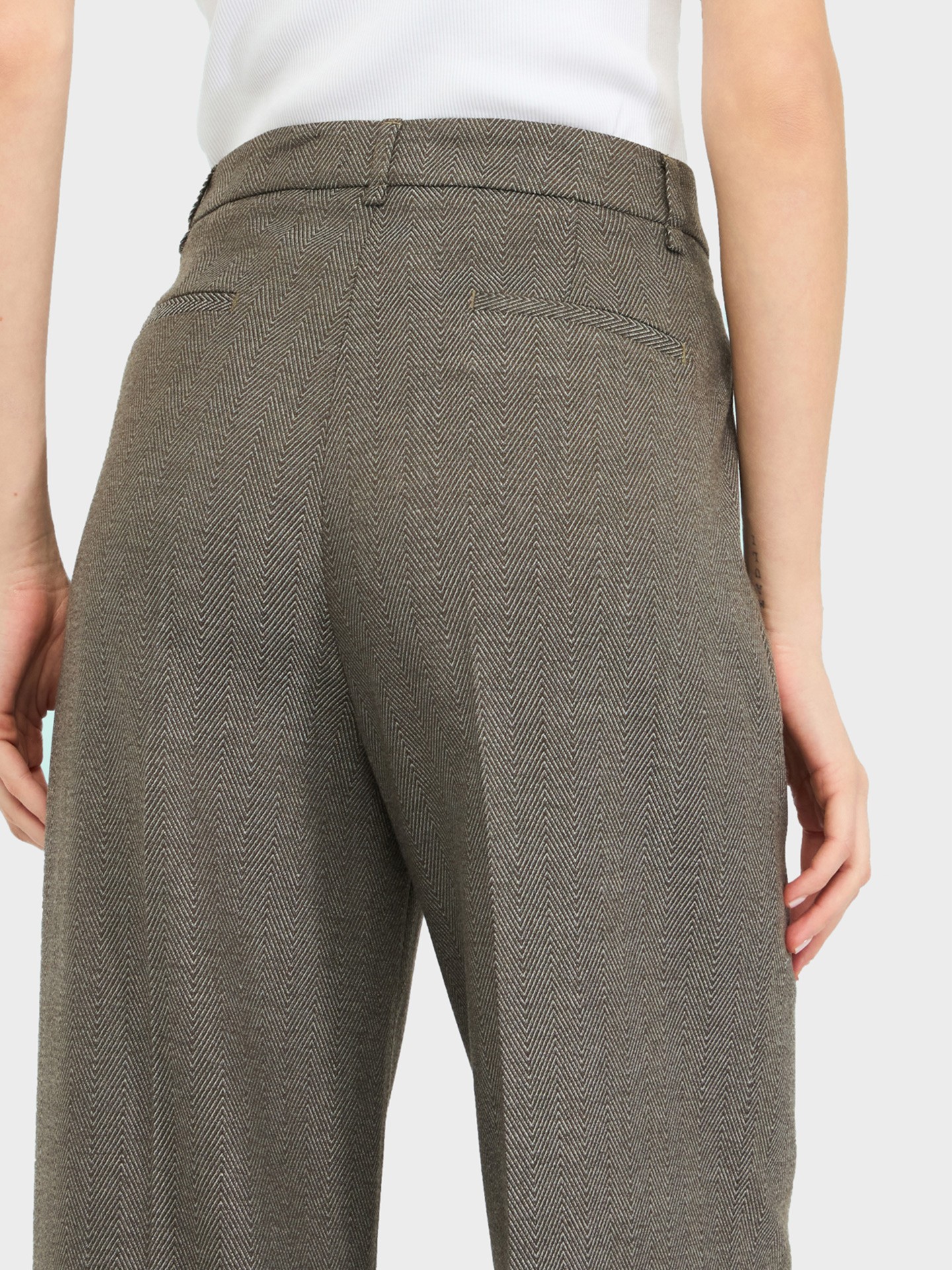 Calças Straight Leg