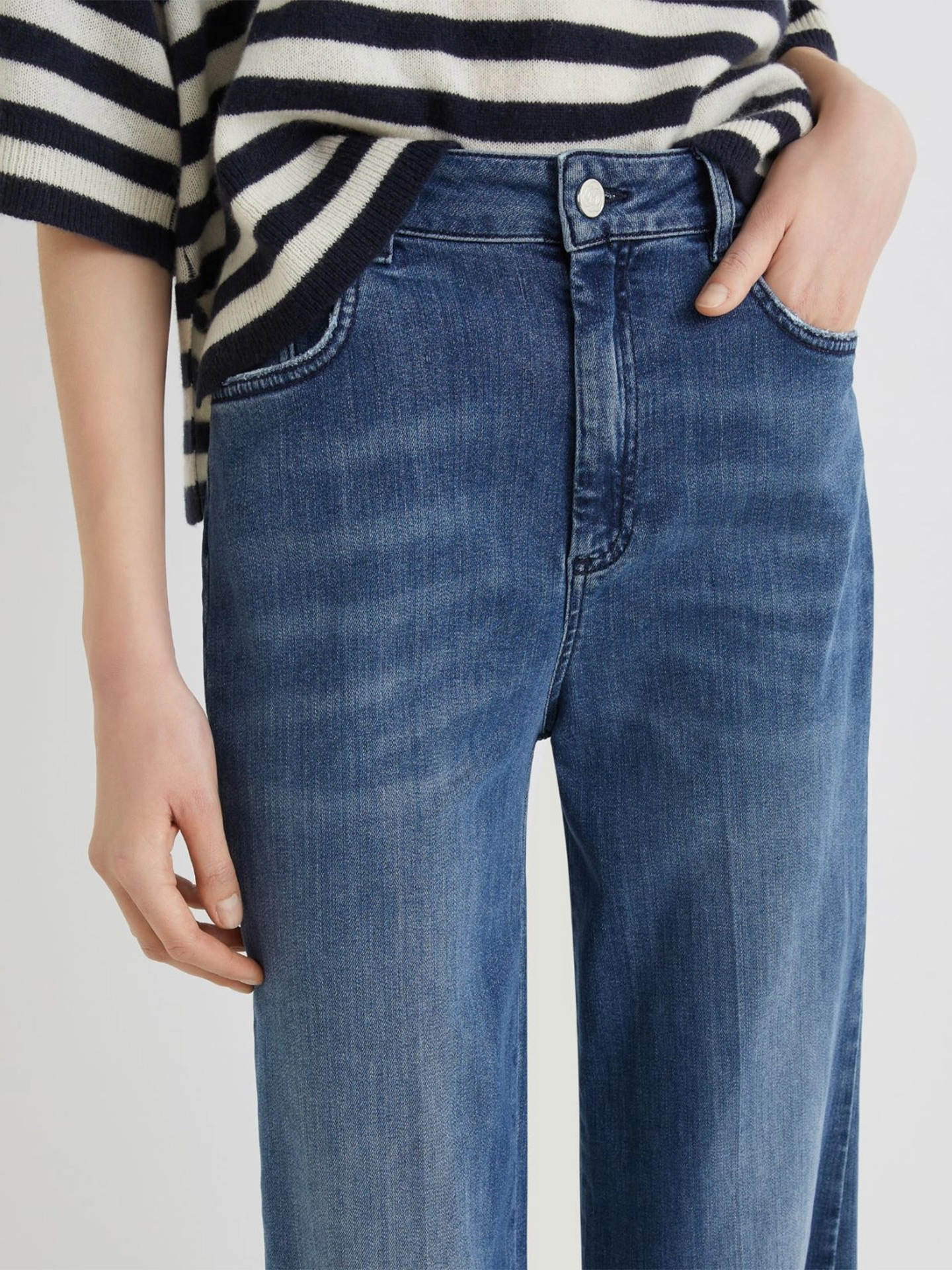 Calças de Ganga Wide Leg