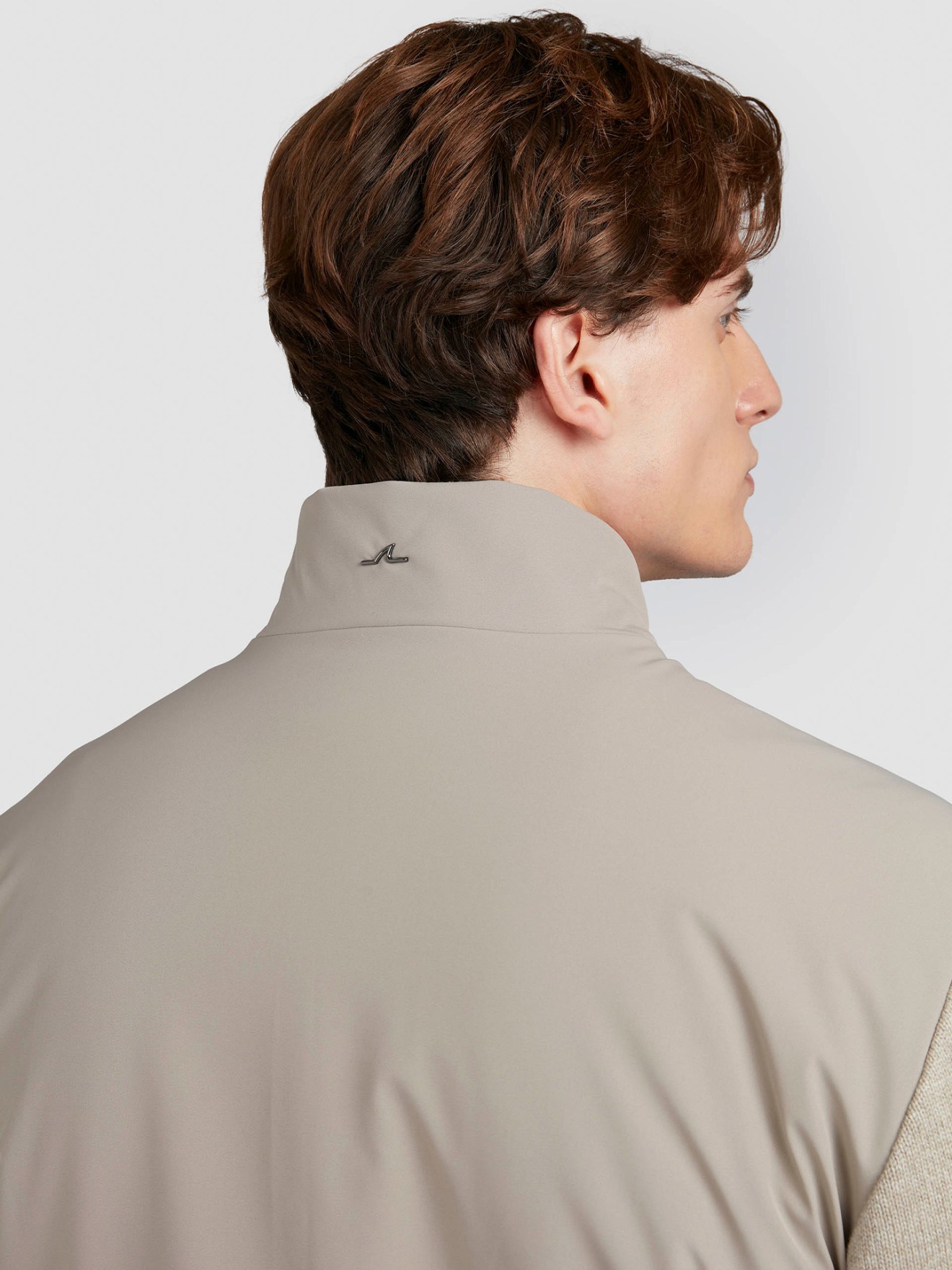 Bluso Combinado com Gola Alta