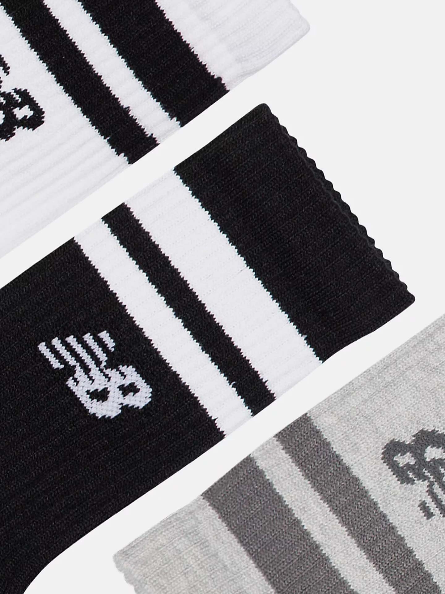 Pack 3 Meias Active Lifestyle Striped