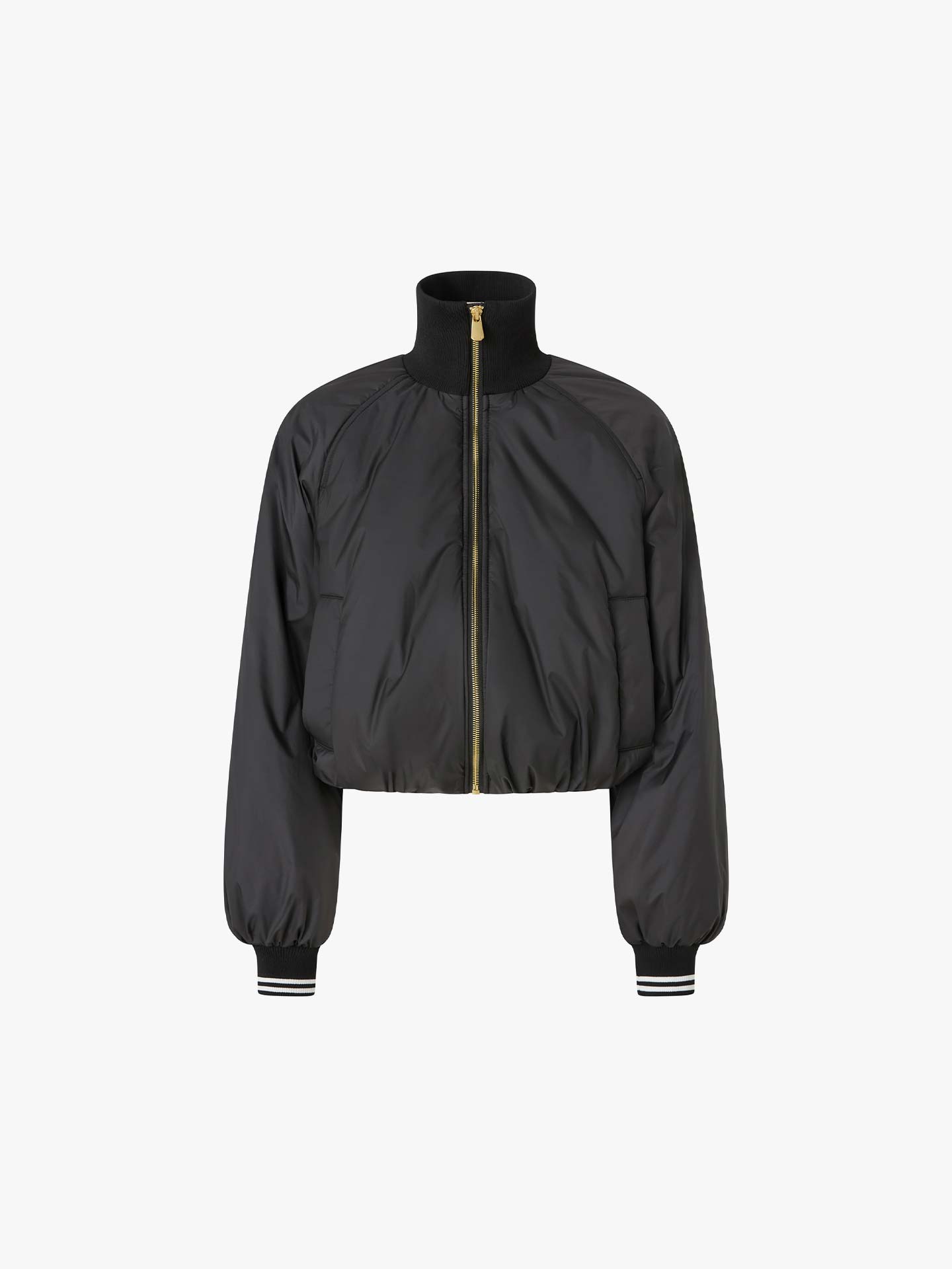 Blusão Acolchoado com Gola Alta