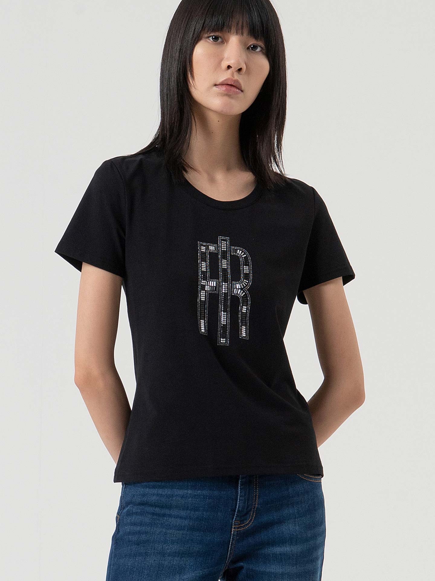 T-shirt com Aplicação