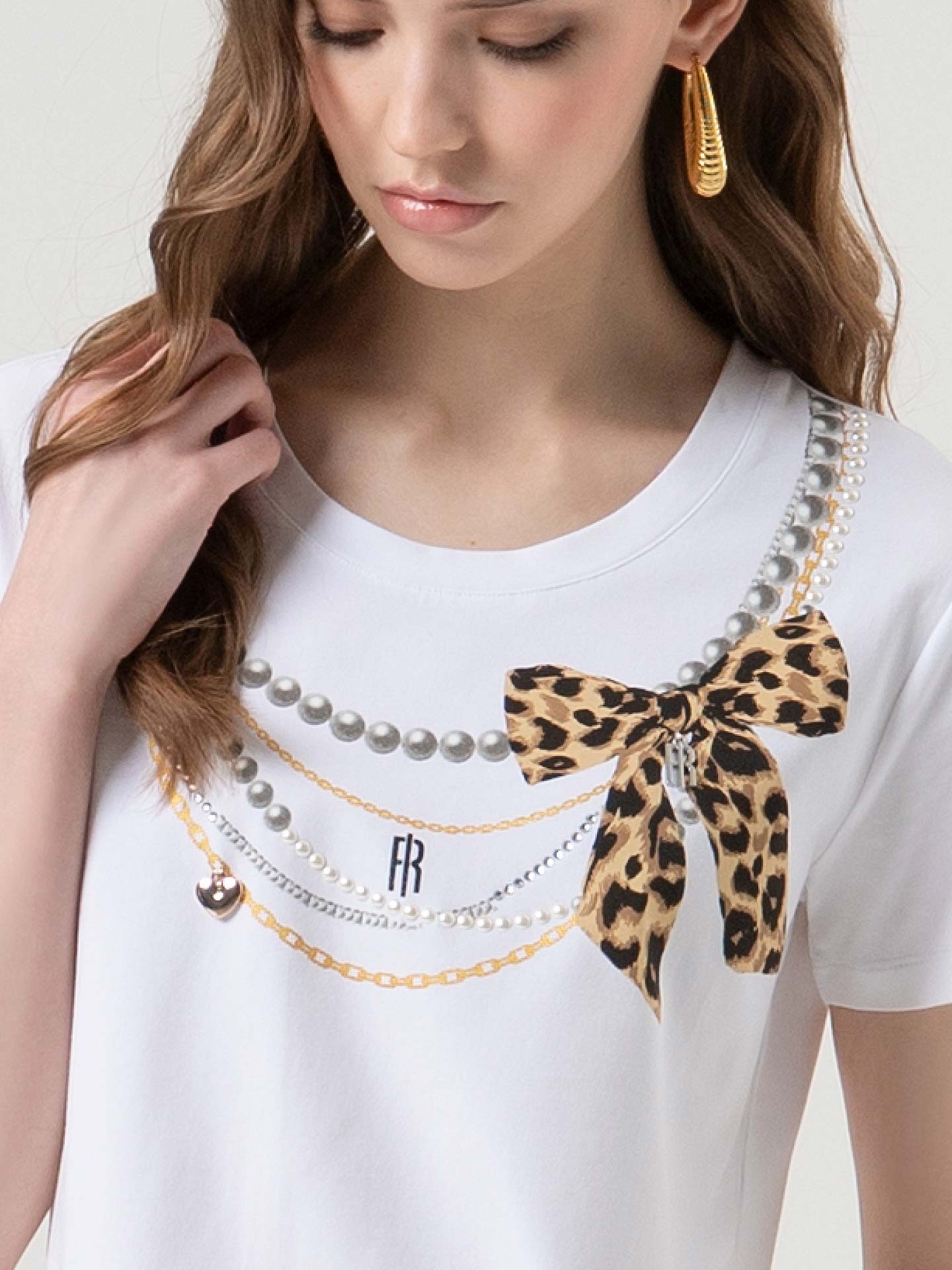 T-shirt com Estampado