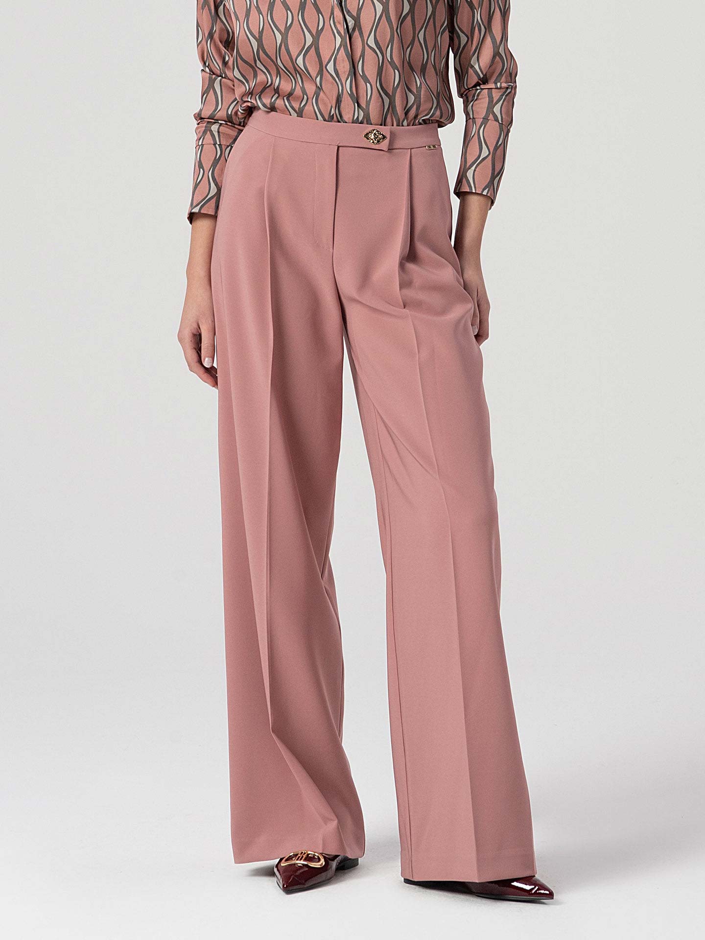 Calças Palazzo Flared