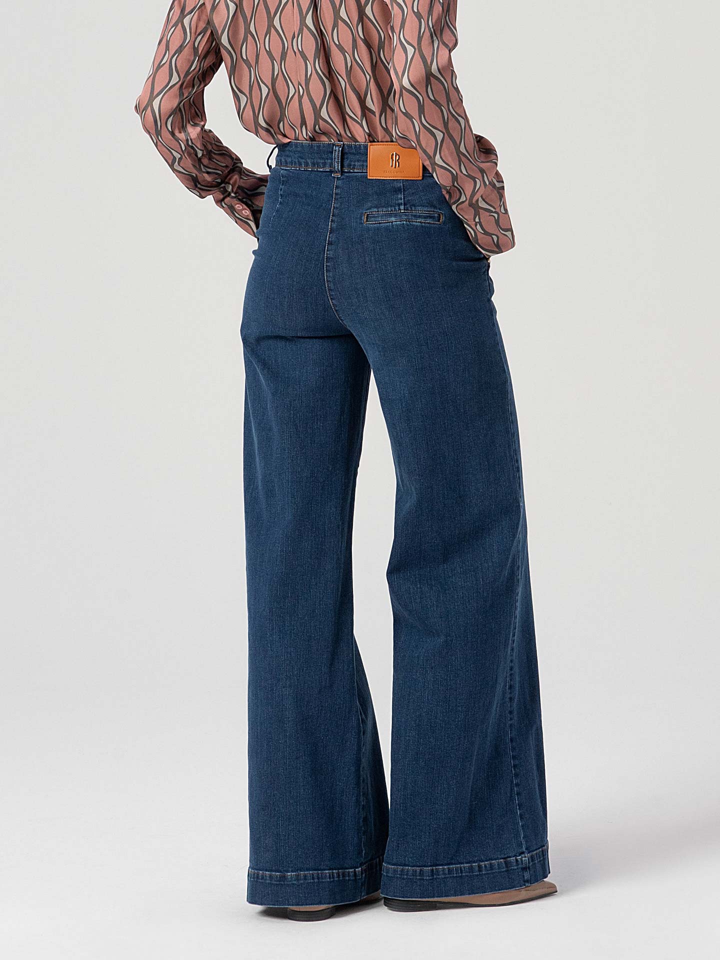 Calças de Ganga Palazzo