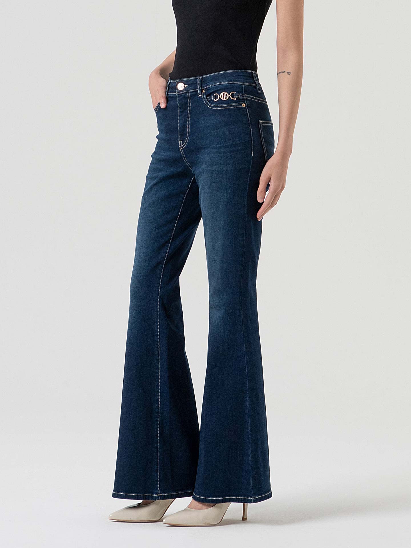 Calças de Ganga Bootcut