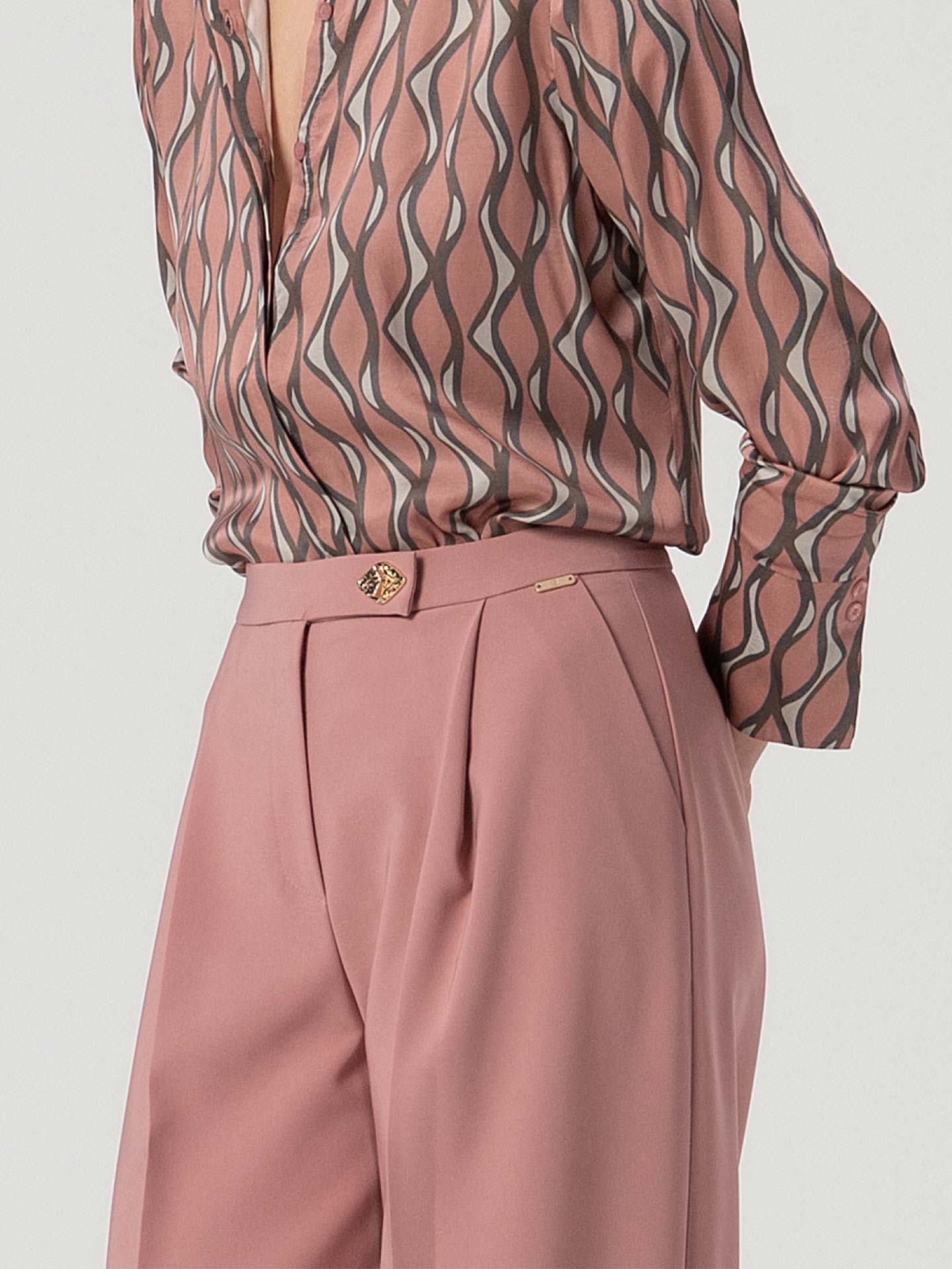 Calças Palazzo Flared