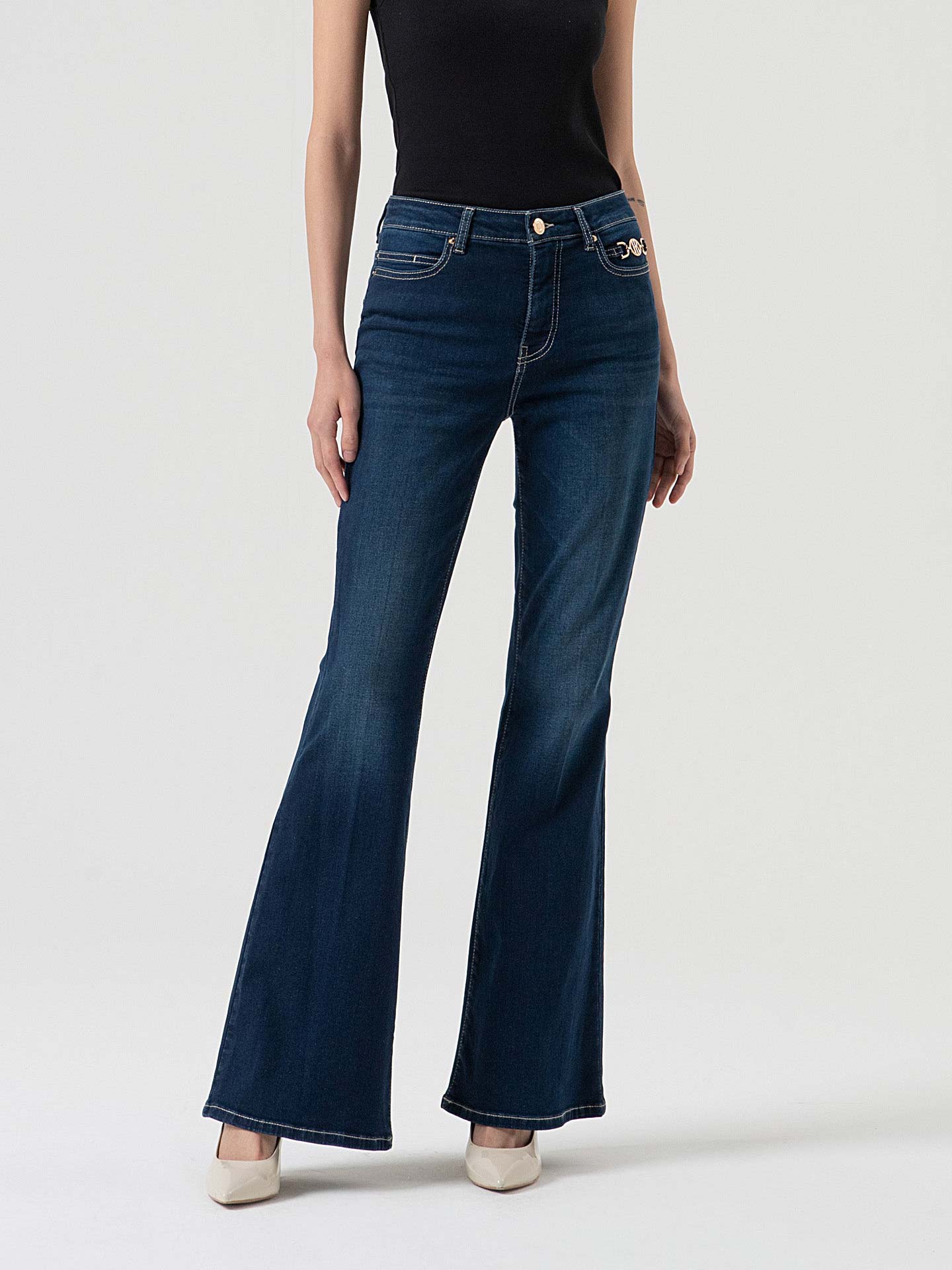 Calças de Ganga Bootcut